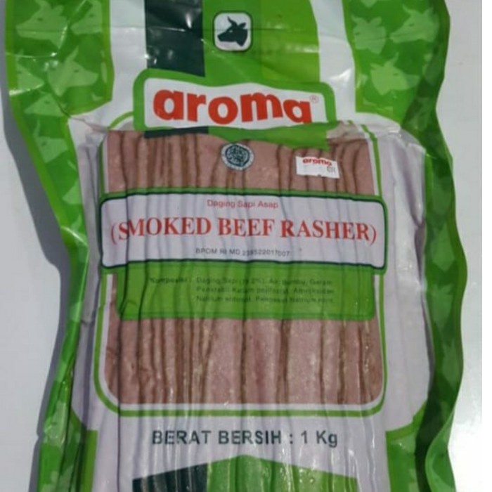 

Daging Asap - Smoked Beef Rasher Daging Sapi Asap Aroma 1 Kg