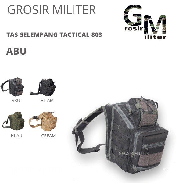 GM Tas Selempang Tactical 803 Polos Premium