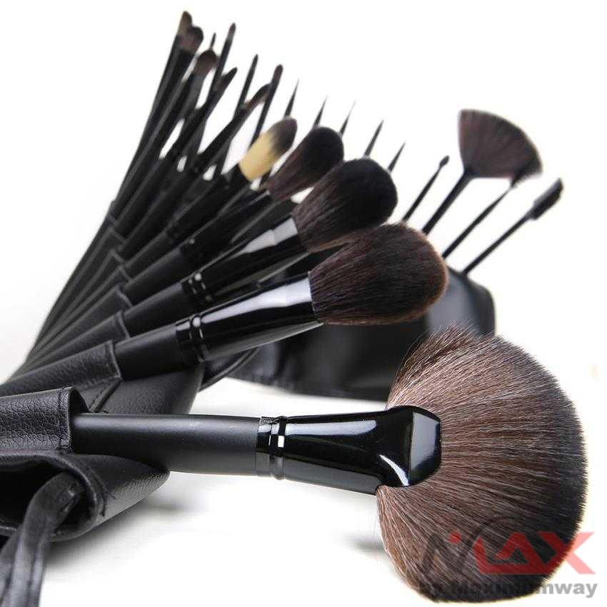 Biutte.co Kuas MakeUp 24 Set Profesional Salon Kecantikan Brush Set Rias plus Dompet Organizer 10/15/32pcs Makeup Brushes Set Kit Eye Shadow Foundation Professional Powder Concealer Contour Blending Brush Maquiagem