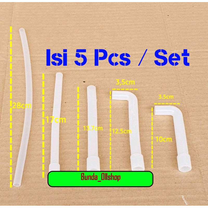 Selang Dispenser 1 set / Slang Dispenser Set ( Isi 5 pcs )