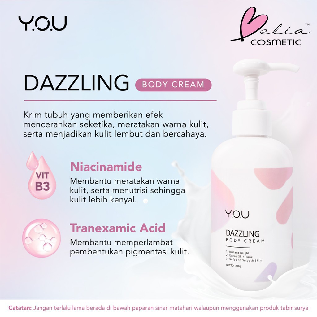 ❤ BELIA ❤ YOU Dazzling Glow Up Series | Facial Foam Toner Day &amp; Night20 40 Tone up Face Cream Body