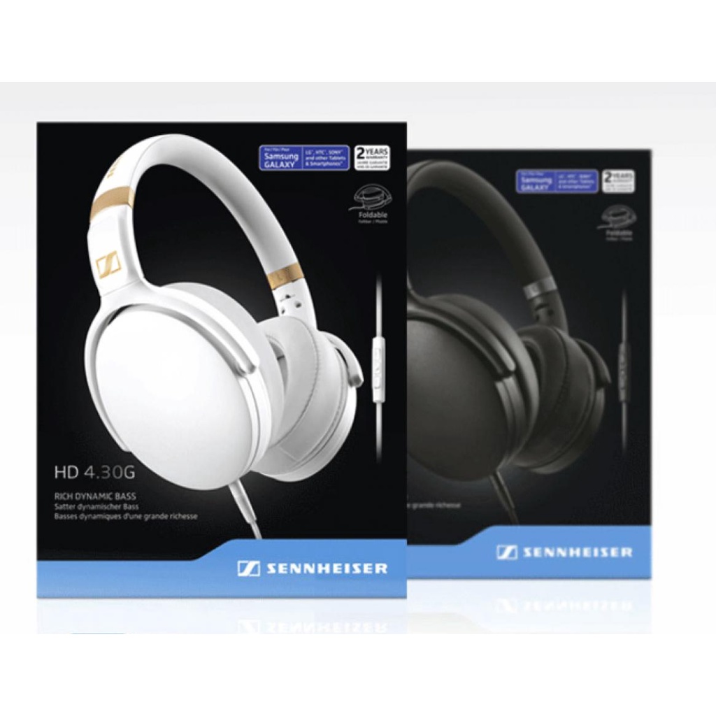 Sennheiser HD4.30i HD4.30G Headphone Stereo Noise Reduction Dapat Dilipat