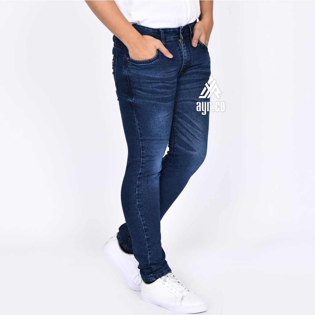 Celana Jeans Panjang  Pria Slimfit / Streetch Ayr.co