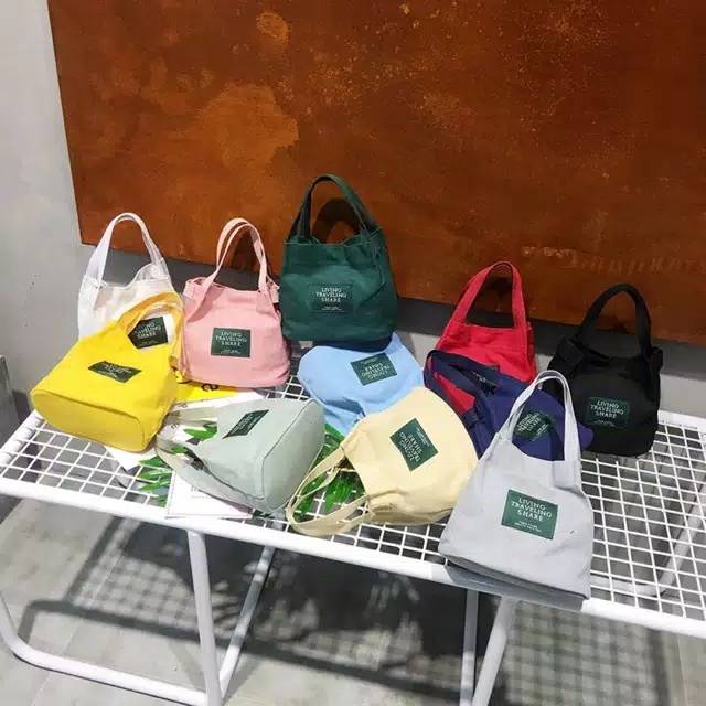 TAS SERUT KANVAS MINI - TOTE BAG TAS TOTE BAG WANITA