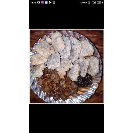 

Cireng sambel gamel plered