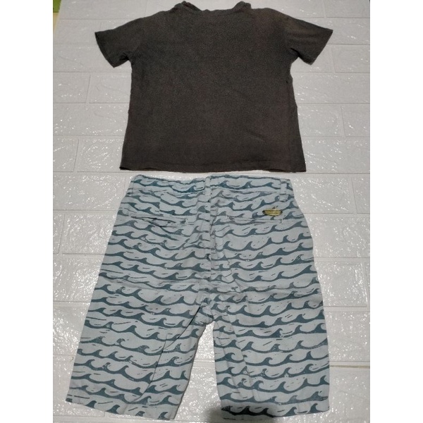 Preloved Set Zara Kids 2in1 Ocean Preloved Kaos Anak Zara Boys Preloved Celana Zara Baby Preloved Za
