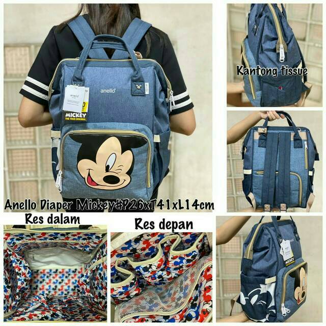 RANSEL ANELLO DIAPER MICKEY (GRADE ORIGINAL)