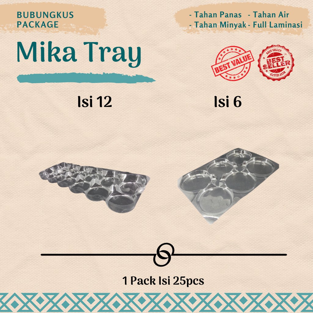 Mika Tray Donat Besar dan Kecil / Alas Donat / Tempat Alas Donat