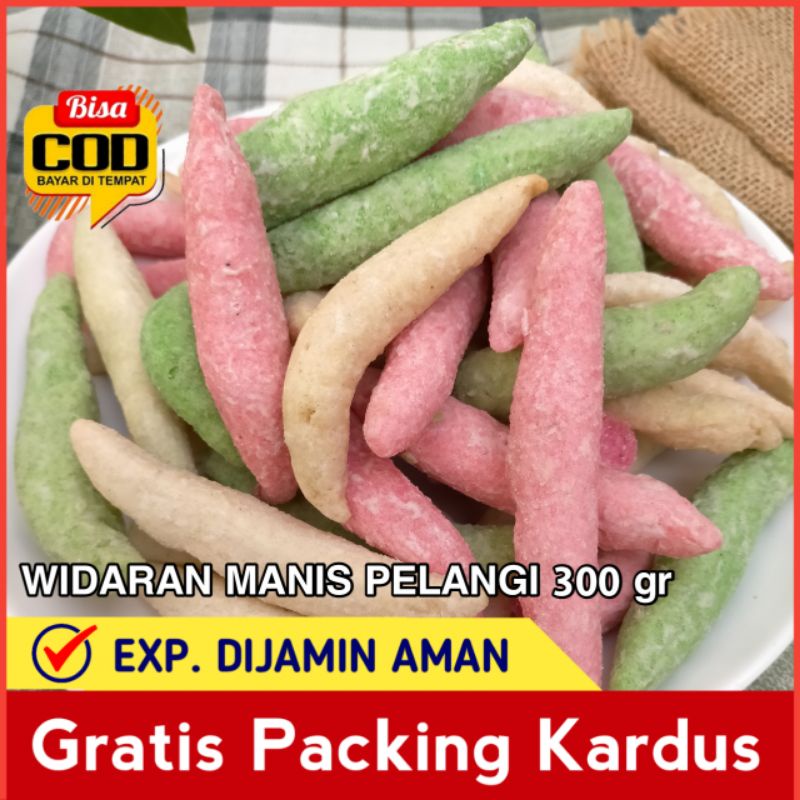 

Kue Widaran Manis Berwarna 300 Gram Legit Empuk Khas Unik