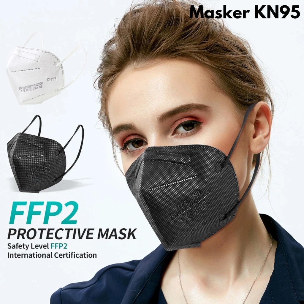 Masker KN95 Premium Earloop 5fly isi 5pcs