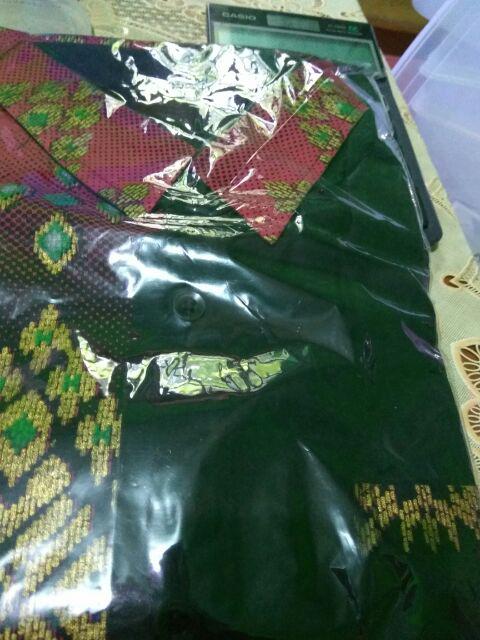 Bswart Batik Hrb026 Kenongo Hem Pendek Padi Pekalongan M L Xl Batik Pria Murah Modern Grosir