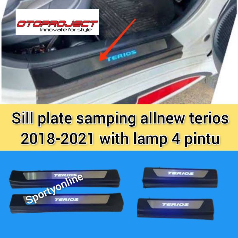 Sill plate samping allnew terios plus lampu otoproject