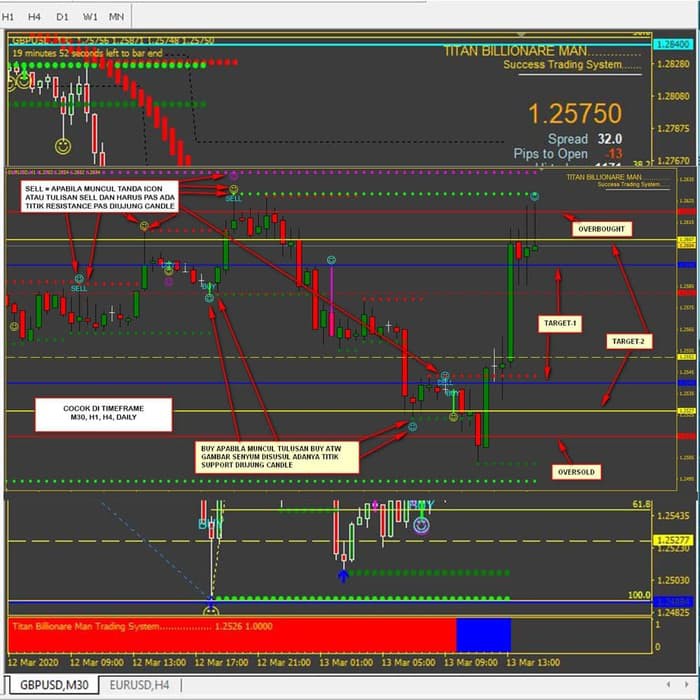 Indicator Trading Forex Forex MT4 Premium indicator Pinbar Price Action Trend Fibonacci Rt