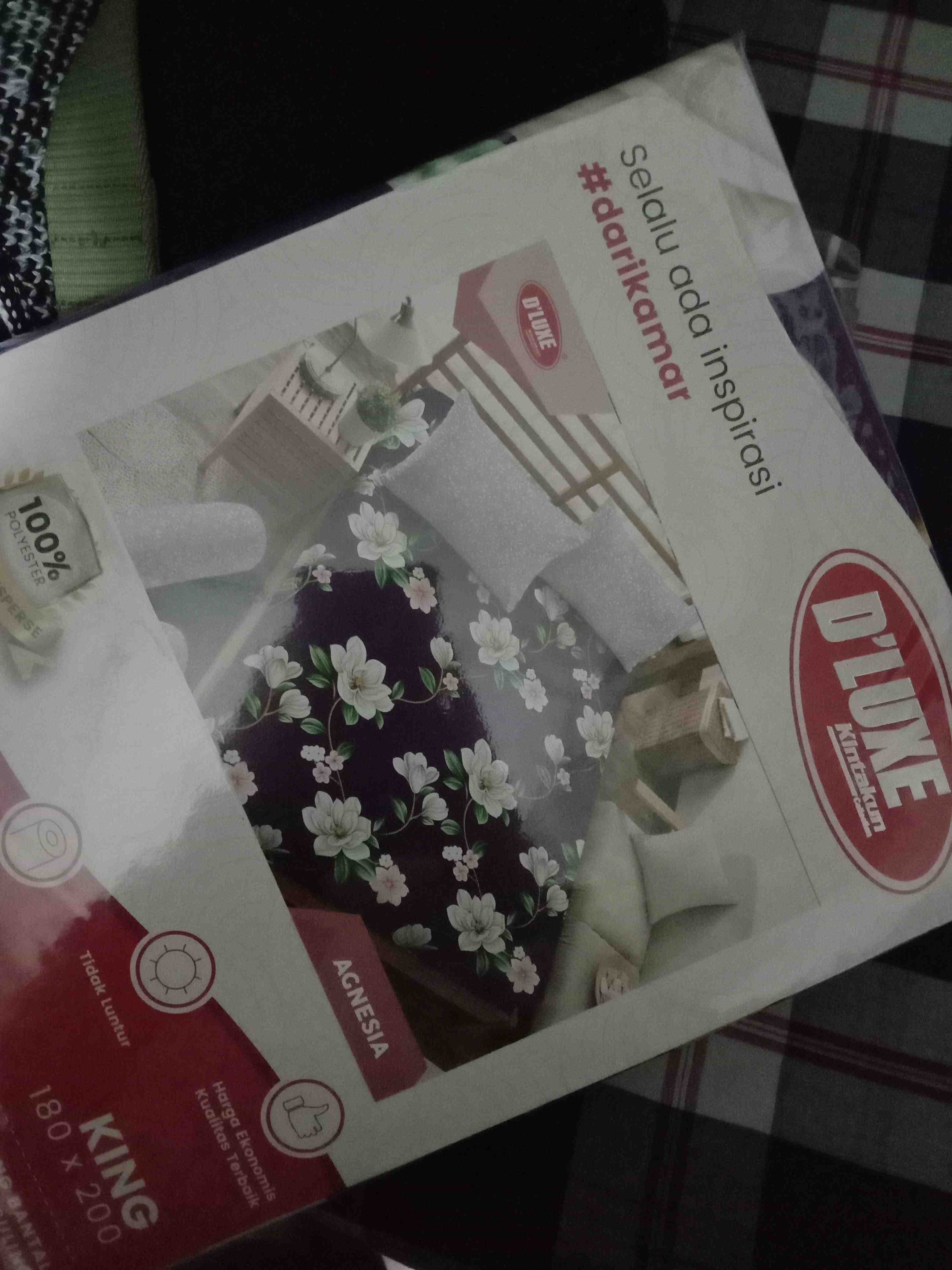 Sprei Deluxe Kintakun Agnesia / Ukuran 160x200 & 180x200 / Sprei / Sprai / Sprei Murah