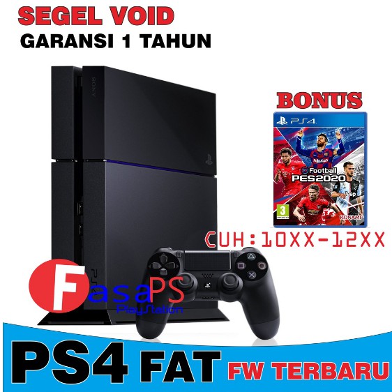 PS4 FAT 500GB ORIGINAL BONUS KASET PES 2020 MURAH