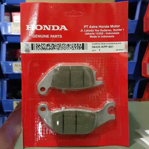 Kampas Rem Cakram Dispad Belakang - Supra 125 Asli Honda 06435KPP901