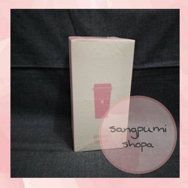 BTS - REUSABLE TUMBLER HOUSE OF BTS POP UP STORE OFFICIAL MERCHANDISE BIGHIT ENT
