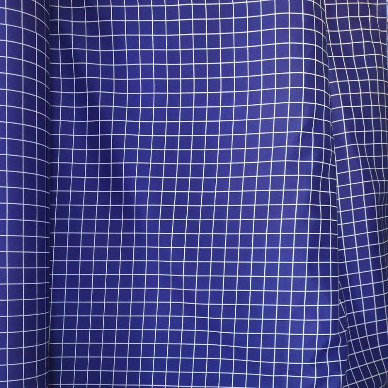 Kain sprei meteran polymicro kotak Navy