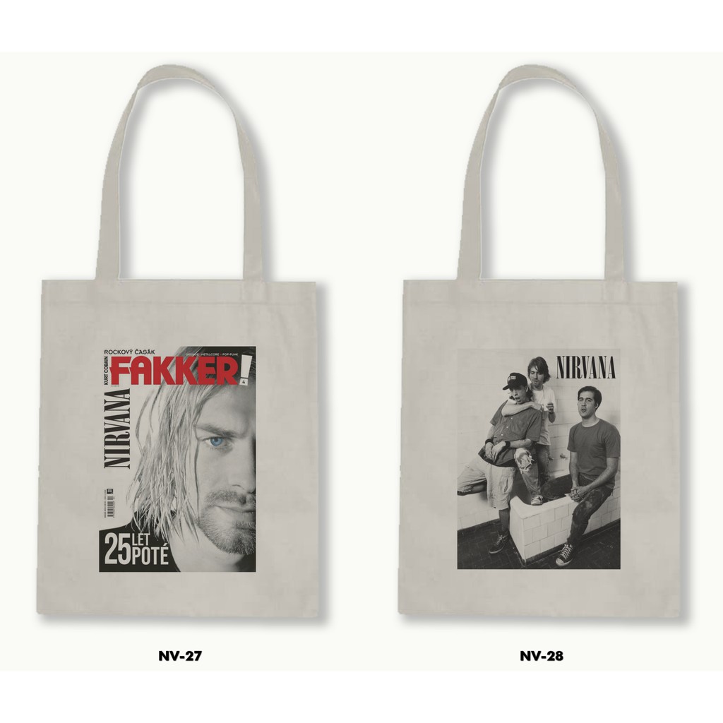 TOTE BAG BLACU - NIRVANA .02