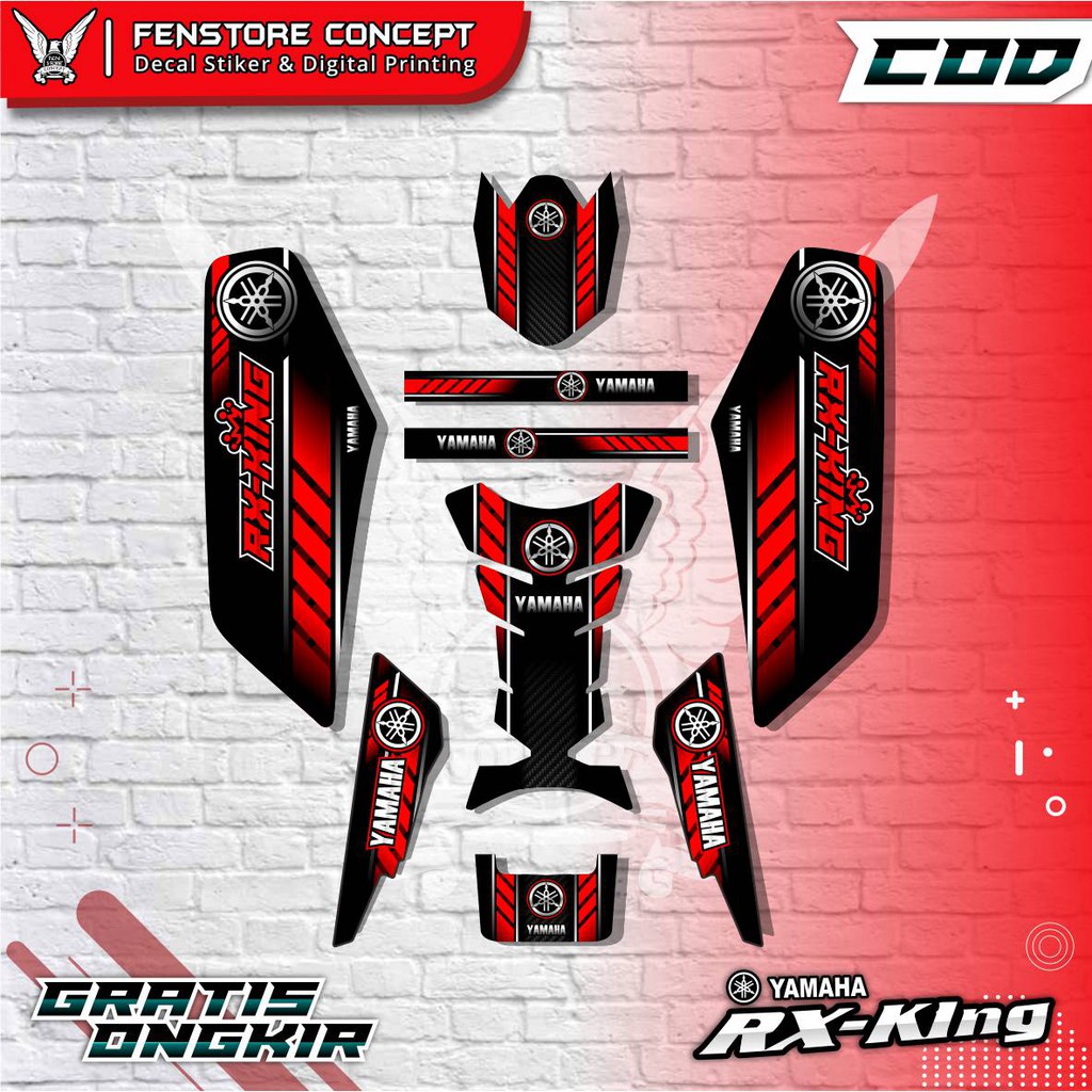 Stripping Rx king Sticker RX King Variasi Crown King Variasi Motor RX KING