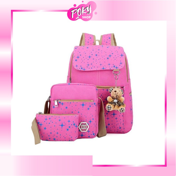 [LOKAL] POKY - TAS KLIPE -TAS Ransel Backpack Korea Fashion Morymony