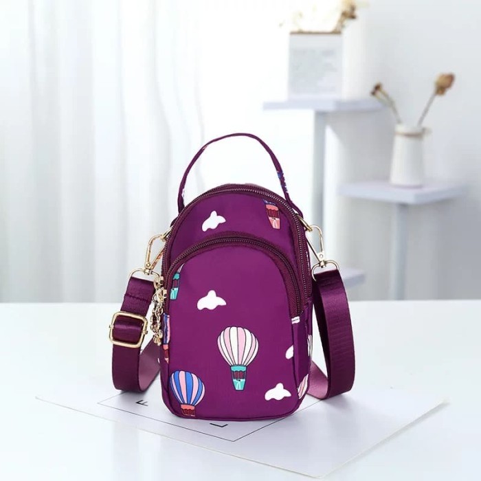Tas Wanita Import Jinjing Selempang CHIBAO CB8182 8182 Baloon Balon - Purple