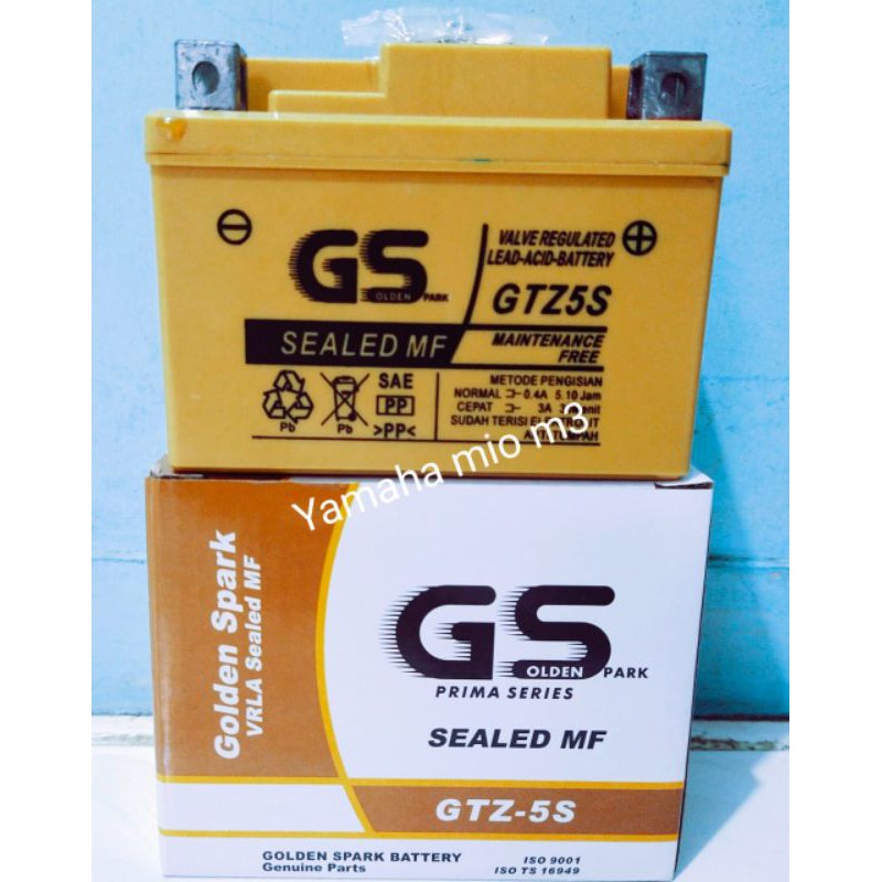 aki kering gs for yamaha mio m3 dll