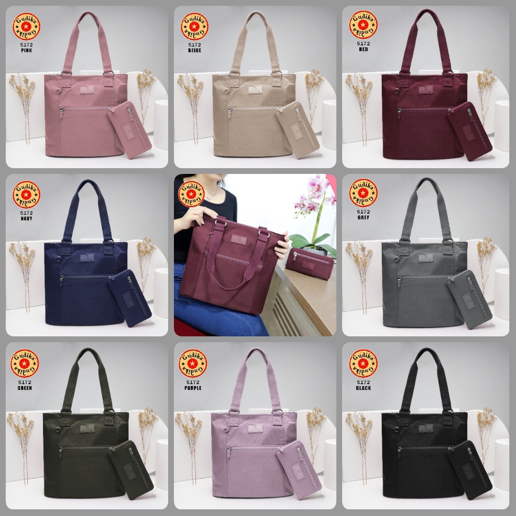 Gudika Bag 5172 - Tas Selempang Wanita Hobo Waterproof Free Dompet Terbaru - Tas Wanita Korea Kekinian Import Terlaris