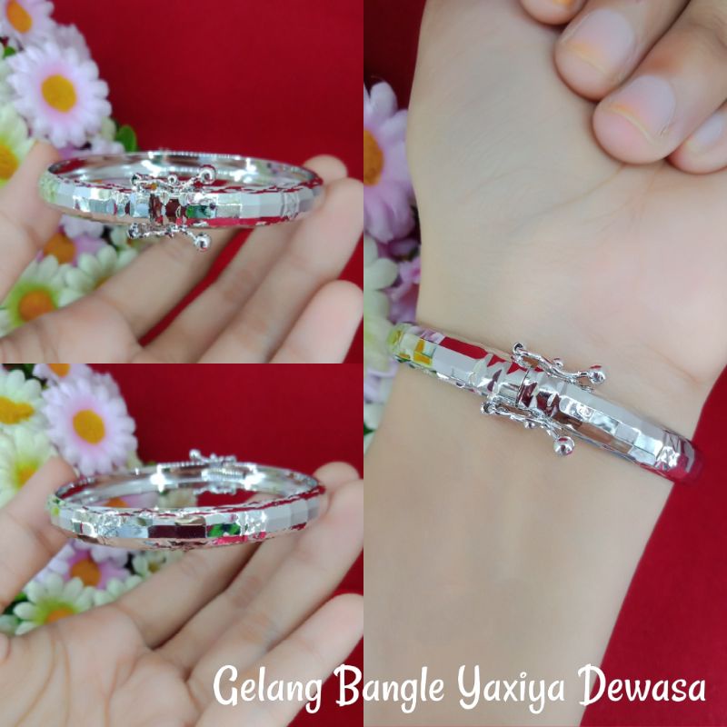GELANG LAPIS EMAS GELANG KERONCONG GELANG SILVER GELANG SILVER DEWASA GELANG WANITA TERMURAH