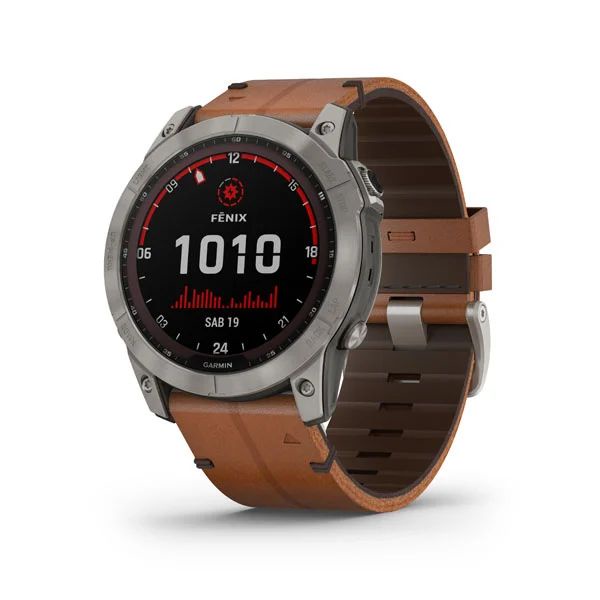 Garmin Fenix 7X Sapphire Solar Brown Titanium - Garansi Resmi TAM 2 Tahun