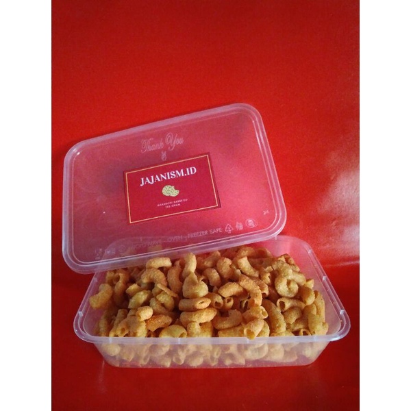 

SNACK JAJAN CEMILAN JAJANISM.ID MAKARONI MAKRONI BARBEQU TERLARIS MURAH ENAK ENDUL KEMASAN BOX 150g