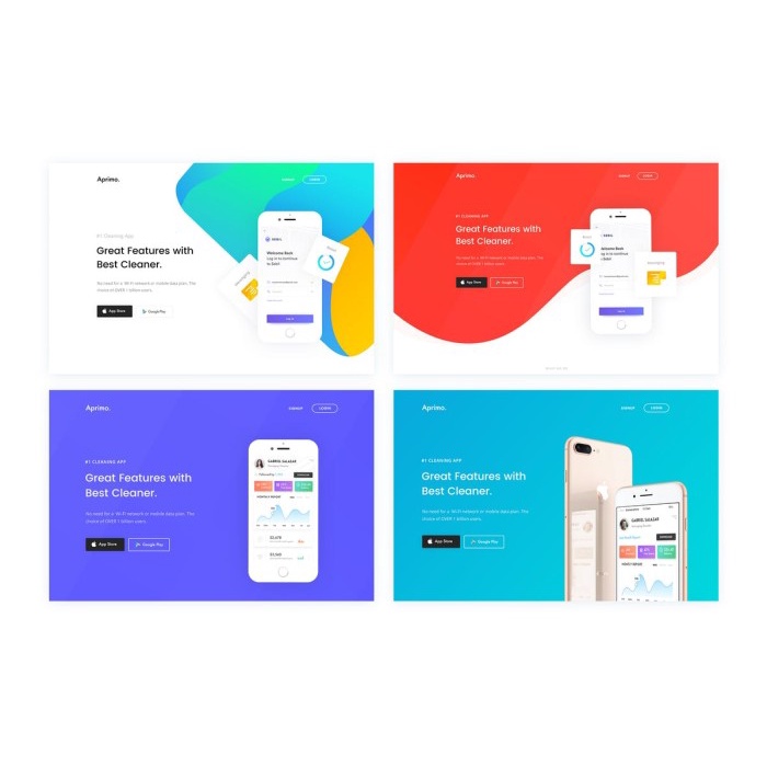 new   Landing HTML Page - Faster- App Landing HTML Page HTML Template