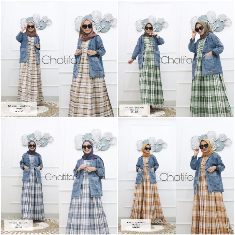 Set Inner Jaket CHATIFA Original Terbaru