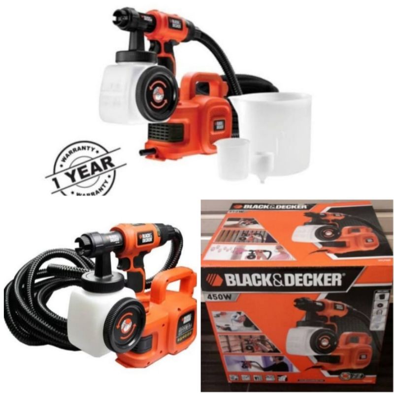 Mesin sprayer cat HVLP400-B1 HVLP Sprayer Black Decker