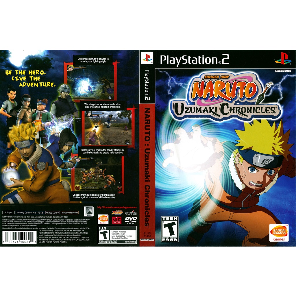 Kaset PS2 Game Naruto - Uzumaki Chronicles