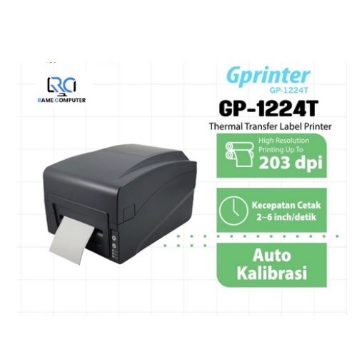 Gprinter GP-1224T Thermal Transfer Label Printer