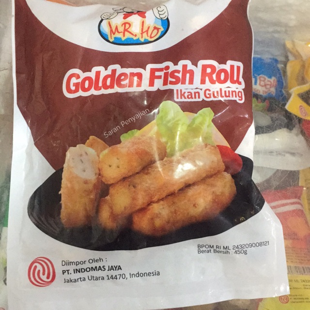 

Mr ho golden fish roll 450gr