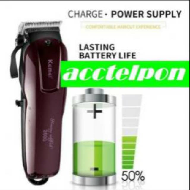 Alat Cukur Rambut Kemei KM-2600 Original/ kemei km-2600 Cordless