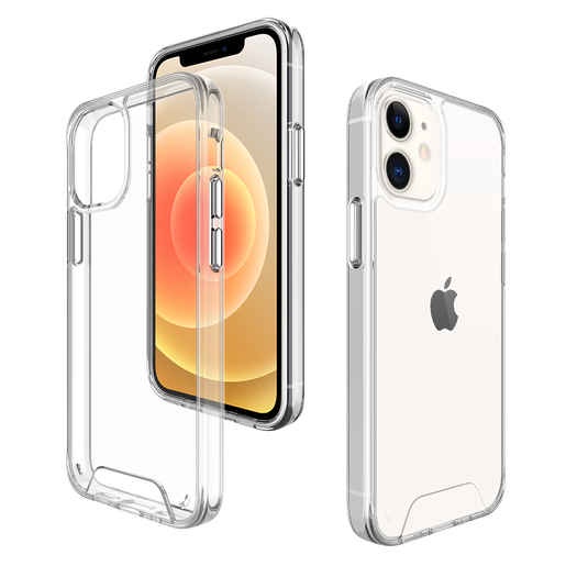 FA CASING SPACE CLEAR BLACK CASE IMPACT DROP IPHONE 11 11PRO MAX 12 12MINI 12PRO 13 13MINI 13PRO XS MAX PRO