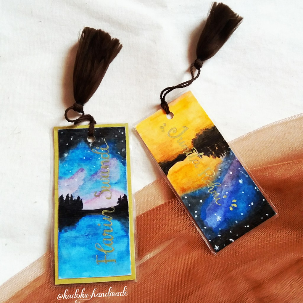 

Bookmark/ Pembatas buku custom handmade