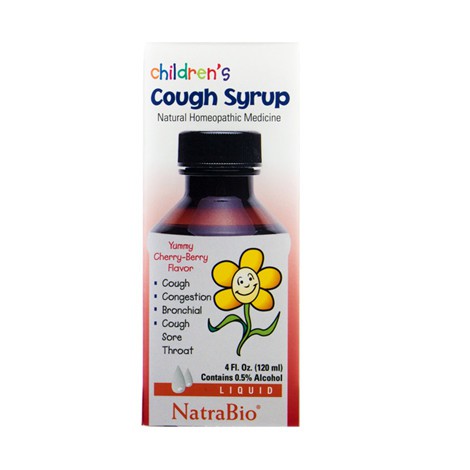 NatraBio Children's Cough Syrup 4 fl oz (120ml)