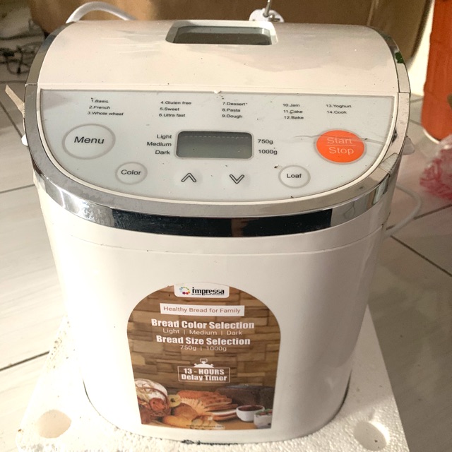 Impressa Bread Maker 802W