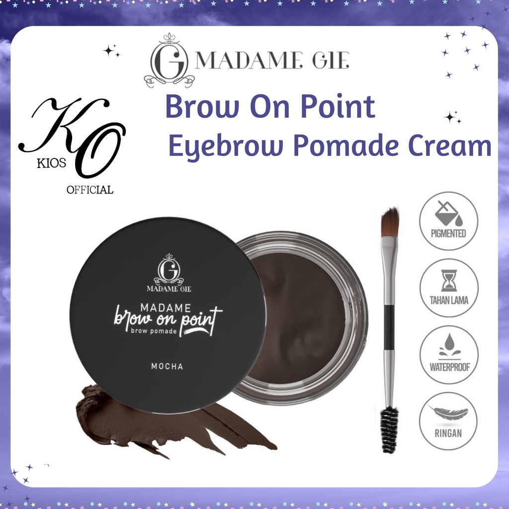 Madame Gie Madame Brow On Point | Eyebrow Pomade Waterproof
