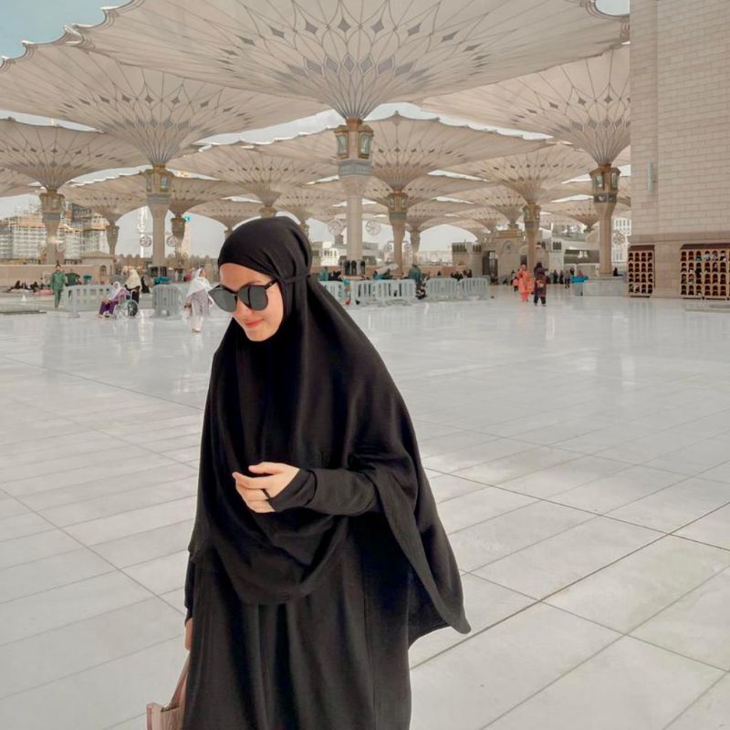 Dailydarling Hajj & Umrah Set Abaya Hijab Makkah Madinah Haji Umroh Dress Maxi Dres Mekah Medinah Ba