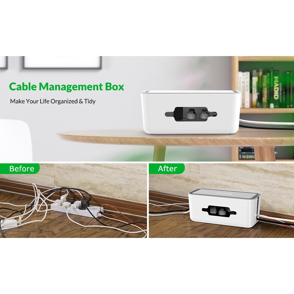 Management charger cable hp Box organizer orico for stop kontak listrik cmb-28 - Kotak penyimpanan