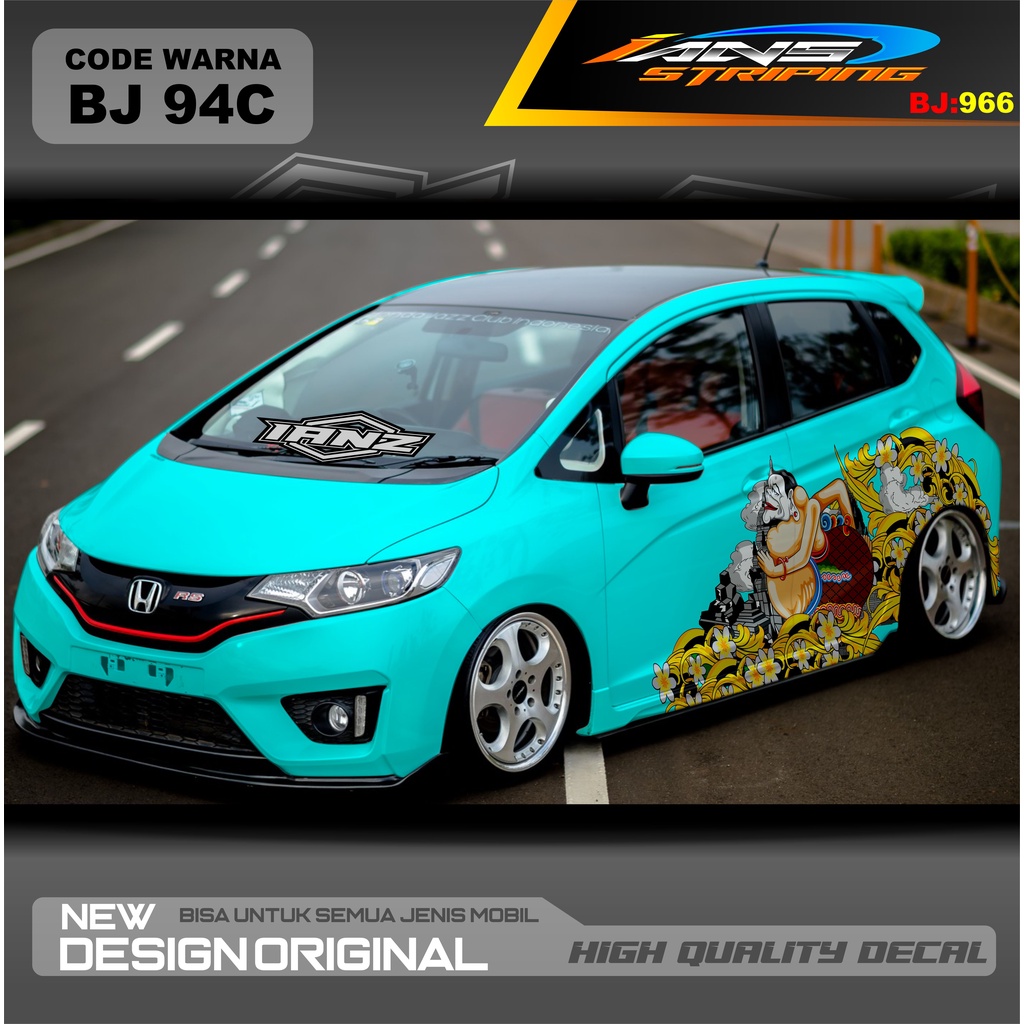 VARIASI STICKER MOBIL JAZZ / STIKER MOBIL BRIO / DECAL STIKER MOBIL SWIFT / STIKER MOBIL TOYOTA / DECAL STICKER MOBIL / STIKER YARIS AYLA