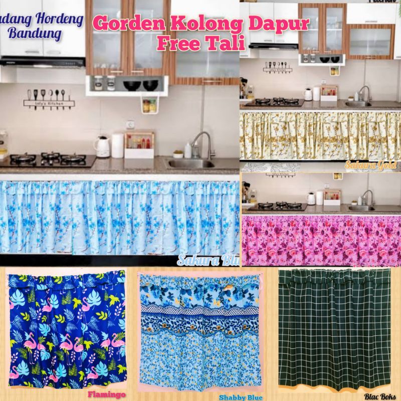 Hordeng Kolong dapur / Hordeng Murah / Hordeng kolong