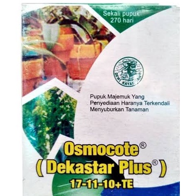 Pupuk Bunga Buah Tanaman Dekastar Plus Osmocote 6-13-25 500 gr