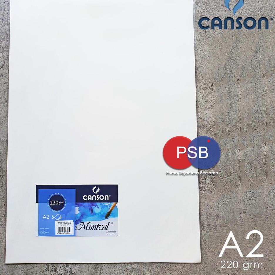 

Free Delivery Canson Montval A2 (220 gsm) / Kertas Cat Air / Kertas Gambar