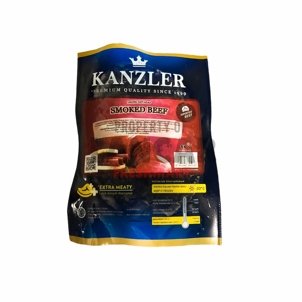 KANZLER SMOKED BEEF 250GR